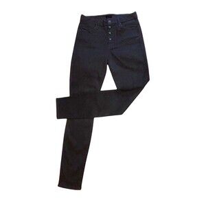 MOTHER The Pixie Not Guilty Black Button Fly Stretch Jeans Women’s 28